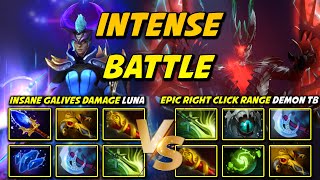 INTENSE HARD CARRY BATTLE | INSANE GLAIVES DMG LUNA VS. BRUTAL RIGHT CLICK RANGE DEMON TERRORBLADE