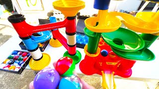 Marble run race ☆ Summary video of over 10 types of Colorful marble .Compilation 1h video ！