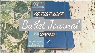 Artist Loft Dotted Journal Review | Ink Test