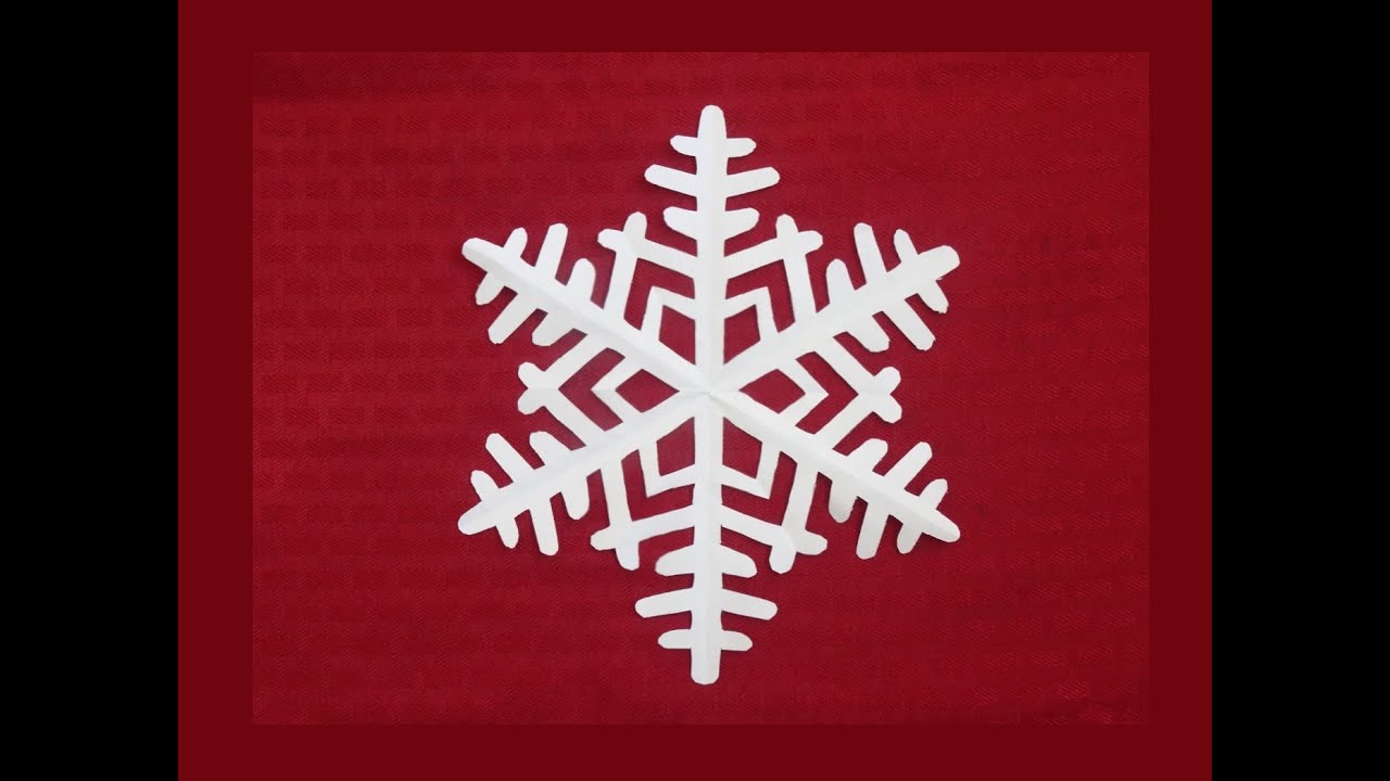 DIY 3D Snowflake Making Tutorial - DIY Crafts 