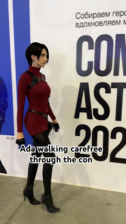 Ada x Leon at con 😏#cosplay #cosplayer #residentevil #residentevil4remake #leonkennedy #adawong