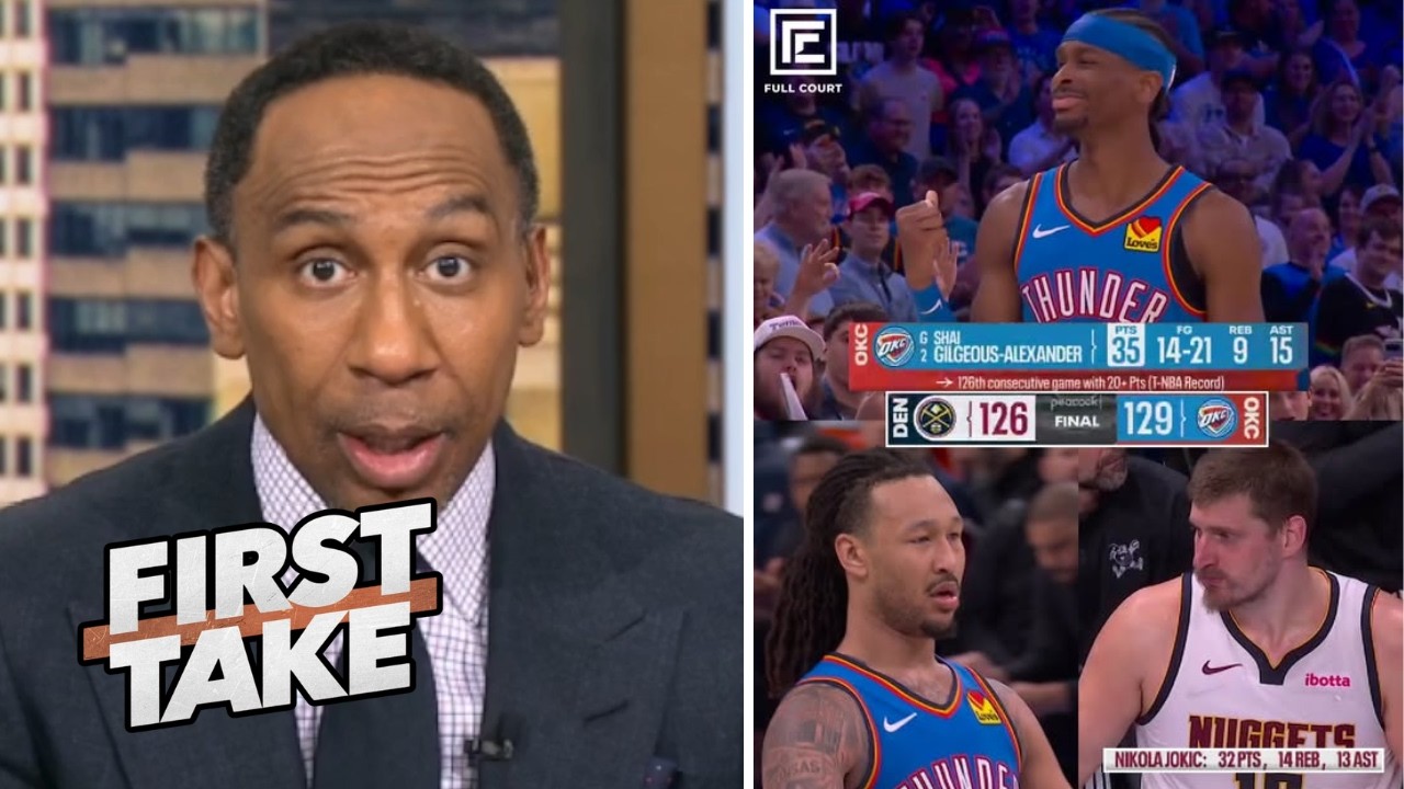 FIRST TAKE | MVP for SGA? – Stephen A. reacts to SGA outshines Jokic in Thunder win over Nuggets