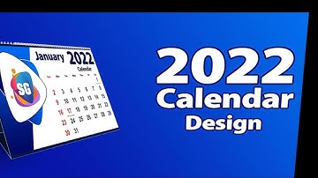 2022 calendar Design photoshop