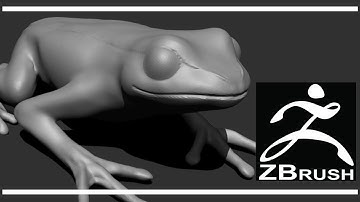 Sculpting a Frog in Zbrush
