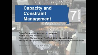 CH7 Supplement Capacity and Constraint Management