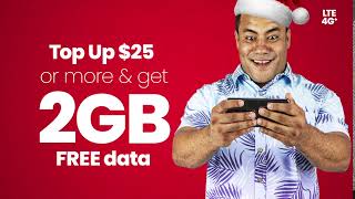 FREE Data with Top Up this Festive Season | Digicel Fiji screenshot 5