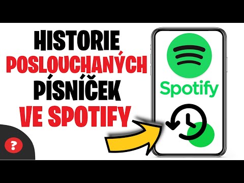 Jak ZOBRAZIT HISTORII PŘEHRANÝCH SKLADEB ve SPOTIFY | Návod | Spotify  / MOBIL