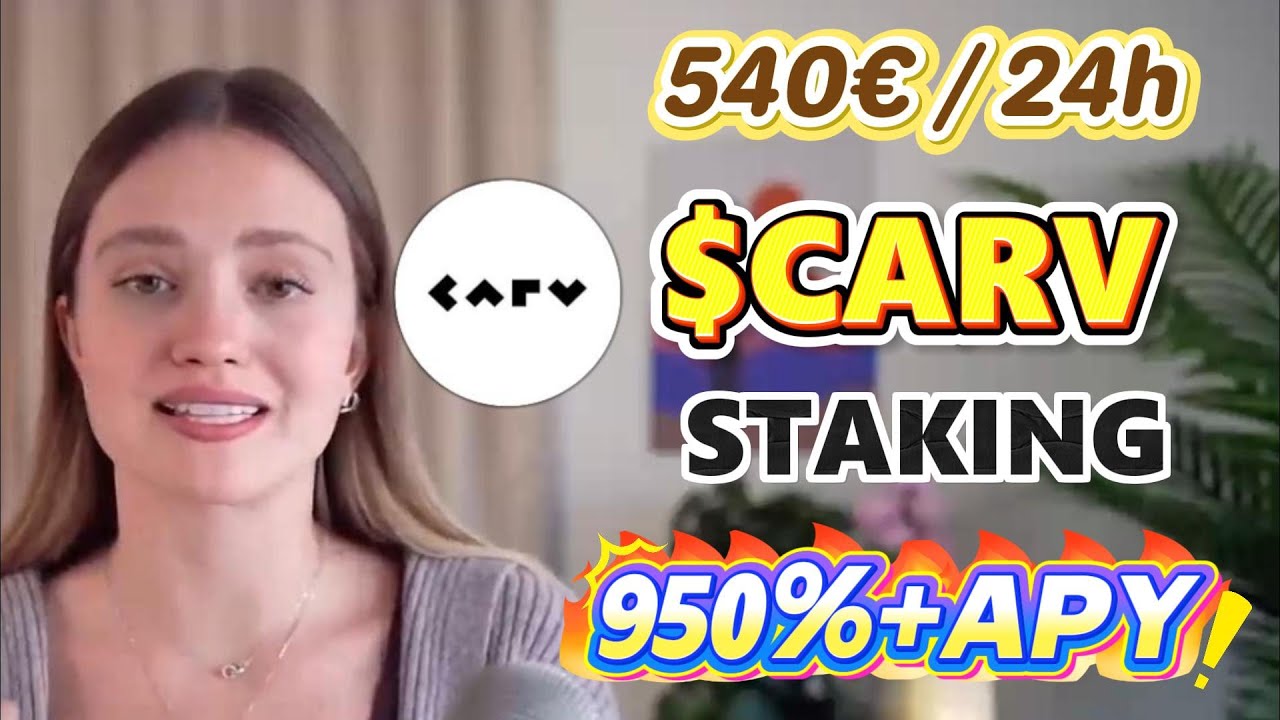 Staking CARV coin en CARV token – Maximisez gains 952% APY crypto
