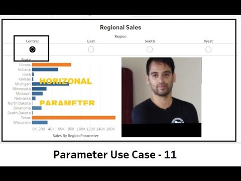 Tableau Horizontal Parameter Selection With Radio Buttons