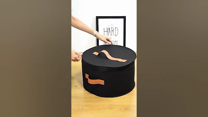 Protect your hats in style with our Round Travel Hat Storage Box