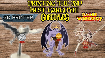 Gargoyle Warhammer 40k 3D Printed Model Spotlight