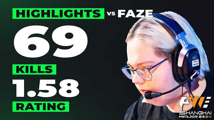 Spirit magixx HIGHLIGHTS vs FaZe - GRAND FINAL - Perfect World Shanghai Major 2024