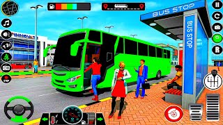 Modern public Bus Simulator||racing car driving||Android game play screenshot 5