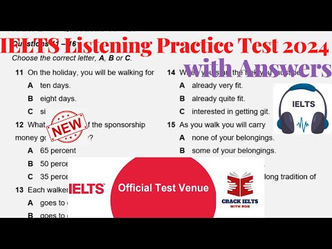 Ielts Listening Practice Test 2024 With Answers | 30.01.2024