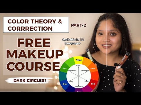 Makeup tutorial for beginner | Color Theory & correction in Makeup | Remove Dark  circles under eye