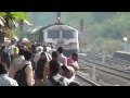 Mandovi Express Coils, Recoils & Enters Majestically at Sangameshwar Road, Konkan Railway