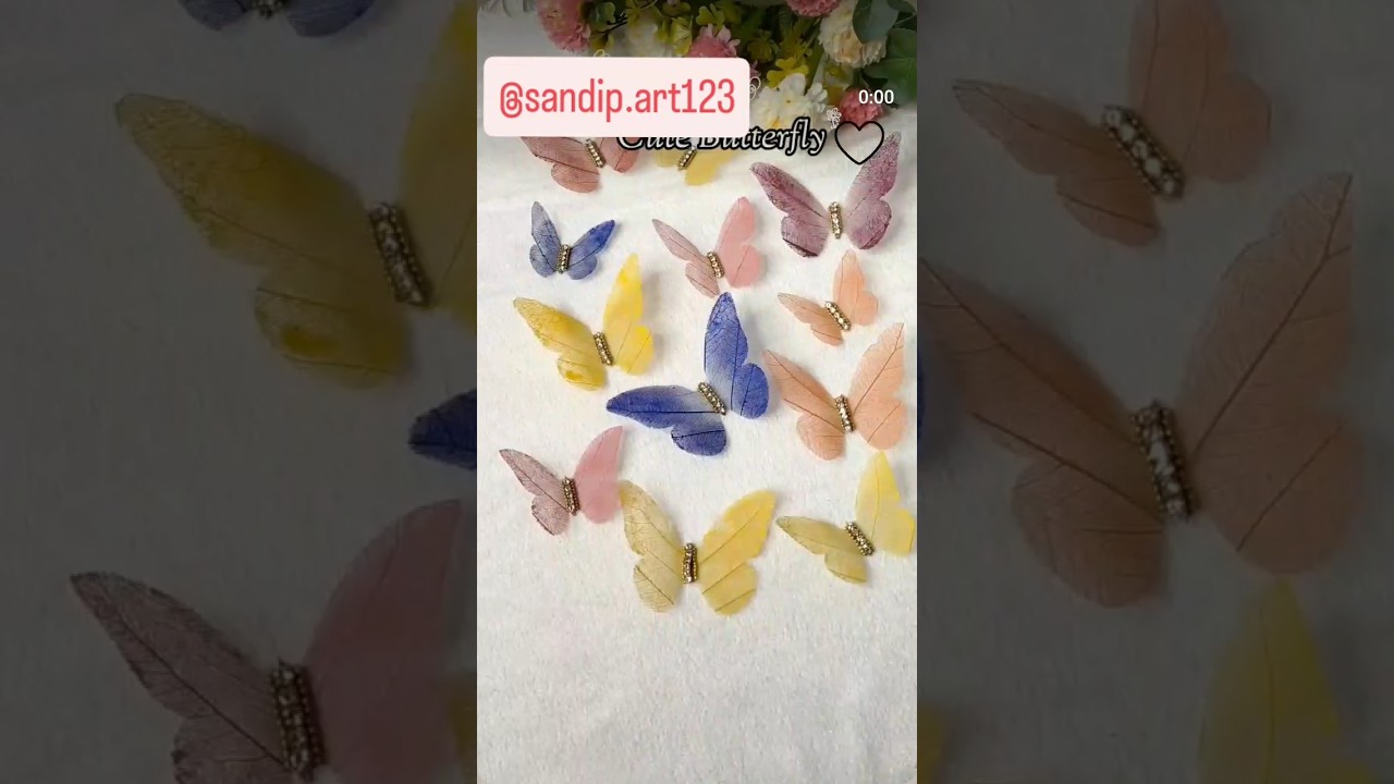 How to make a butterfly from Mark Pattu 