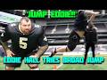 Eddie Hall Tries The NFL Broad Jump!