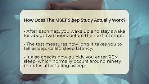 How Does The MSLT Sleep Study Actually Work? - Sleep Apnea Support Network