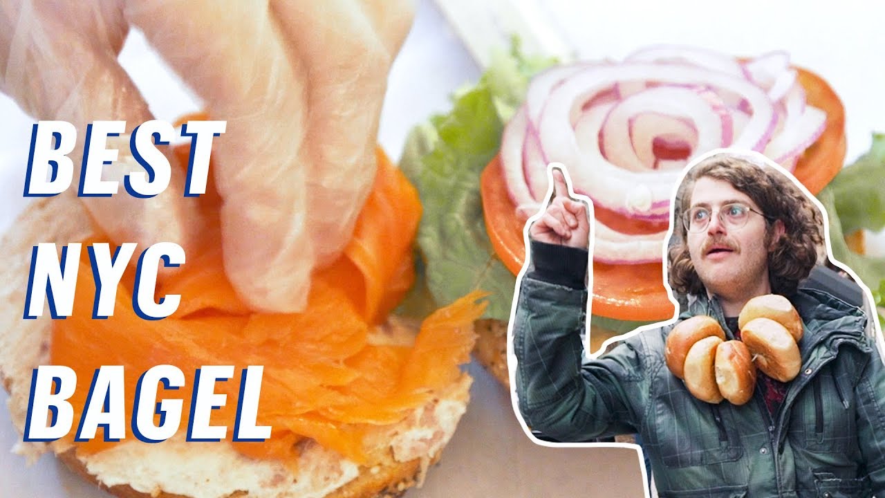 The Best Cheap Bagel in NYC 5 Buck Lunch YouTube