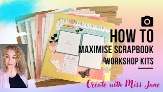 Scrapbook Workshop Kit Ideas | How to Create MORE Pages from Your Kit 🦋🌈