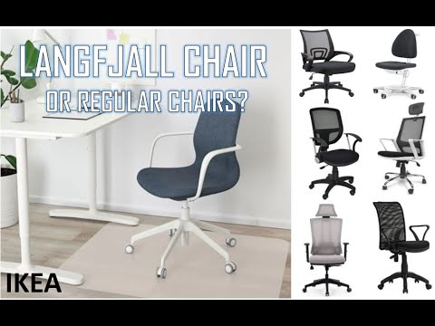 Beknopt mug venster Langfjall Decent Desk Chair from IKEA - Assemble Video - YouTube