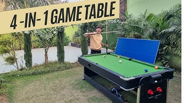 4-in-1 Gaming Table: Pool, Ping Pong, Air Hockey & Dining – All in One Now In India
