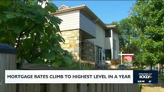Mortgage rates to climb to highest level in a year