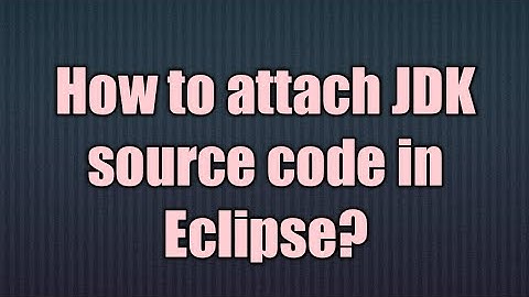How to attach javadoc or source code in Eclipse