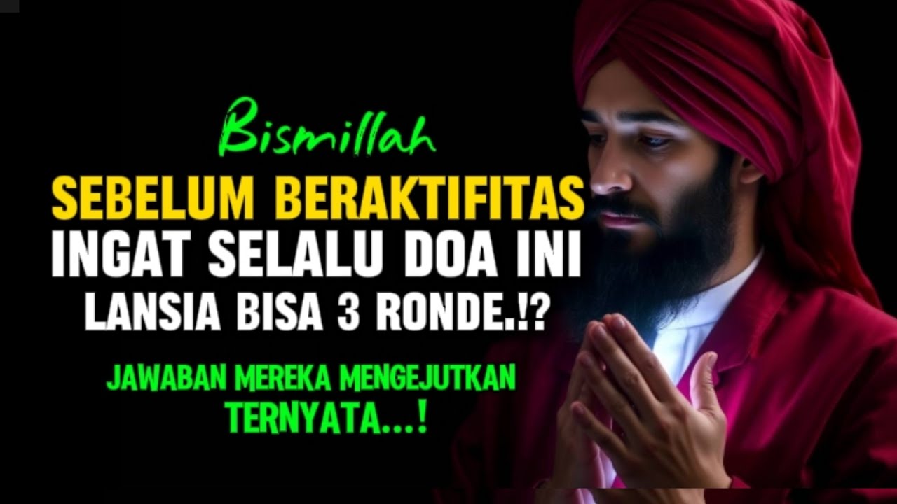 Pagi-Siang-Malam : Doa Ini Paling  Dijaga Para Wali,  Ringkas Tapi Dalam Maknanya”Ternyata...!?😱
