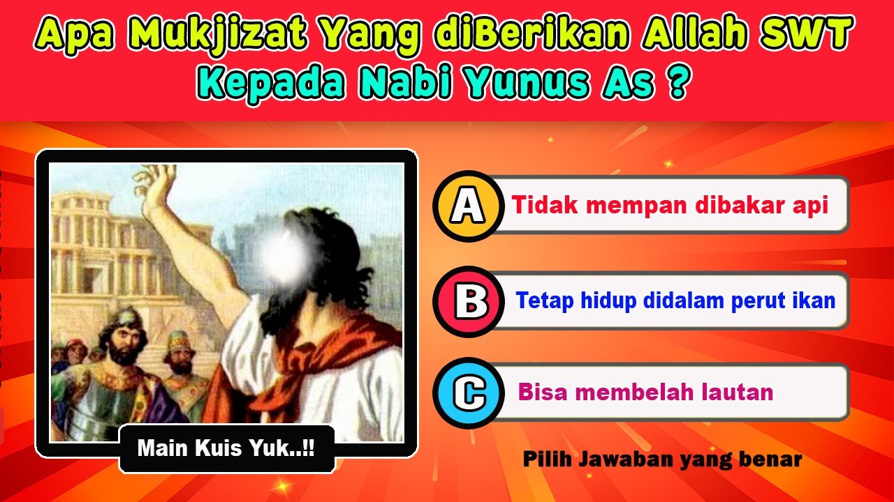 KUIS AGAMA ISLAM KELAS 6 MUKJIZAT NABI YUNUS ADALAH CC69 YouTube Kuis agama islam kelas 6 mukjizat nabi yunus adalah cc69 youtube