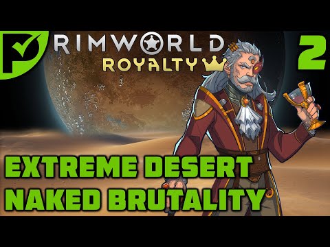 Donkey-Hunt with Psychic Powers - Rimworld Royalty Extreme Desert Ep. 2 [Rimworld Naked Brutality]