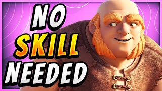 EVOLVED GIANT GRAVEYARD DELETES ALL SKILL FROM CLASH ROYALE 💀