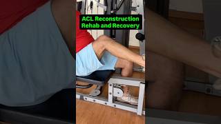 Right Knee ACL Reconstruction Rehab and Recovery#exercise #motivation #shorts #video #life #painfree