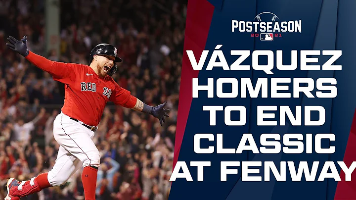 RED SOX WALK IT OFF! Christian Vzquez homers to wi...