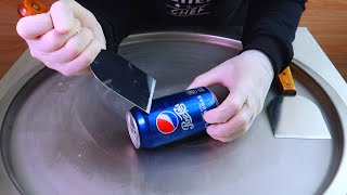 pepsi ice cream rolls street food - ايسكريم رول على الصاج بيبسي