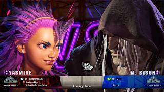 Street Fighter 6 - Richter Masters (Yasmine) vs TOTTI (M. Bison)