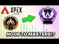 Can a Level 500+ Noob with Potato Aim reach Masters? Day 2 - Season 17 Apex Legends