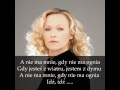 Idź swoją drogą ... Edyta Geppert   (słowa Jonasz Kofta)