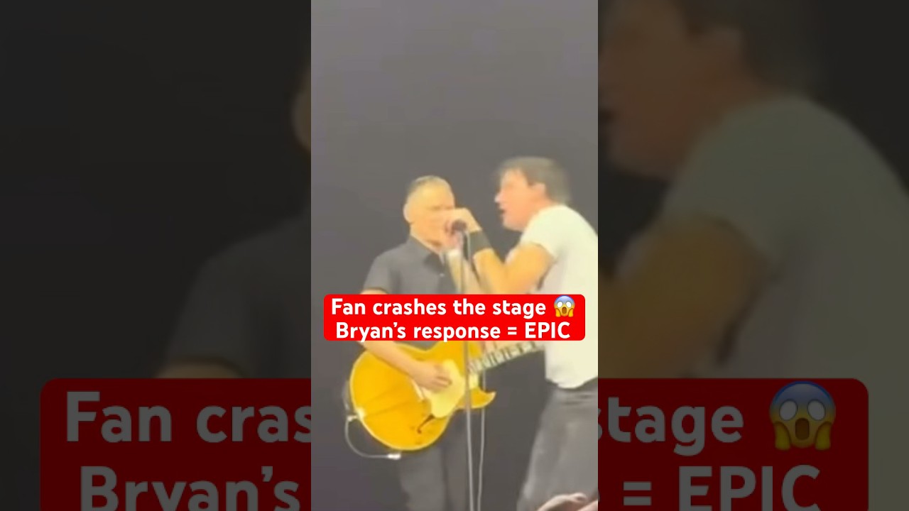 Sleduj 😳 Bryan Adams DOESN’t miss a beat #epicmoments #rocklegends #concert na YouTube