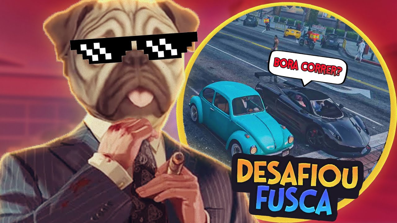 ELA DESAFIOU O FUSCA! - GTA V ROLEPLAY CIDADE ALTA RP