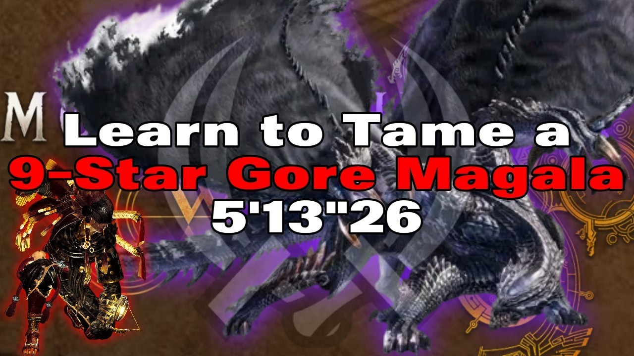 MH Wilds - Научитесь приручать 9-звездочного Горе Магала за 05.13.26 с комментариями и ходом мысл...