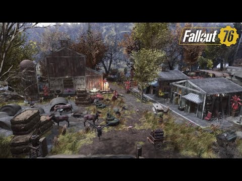 Fallout 76 Camp Build : The Farm - YouTube