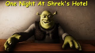 One Night At Shrek's Hotel Demo V0.2 Playthrough Gameplay (Horror Game)