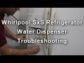 Whirlpool Refrigerator Water Dispenser Not Working - How to Repair
