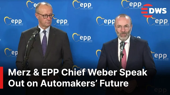 FULL PRESSER: German Chancellor Merz & EPP Chief Manfred Weber on EU Automakers Deal | AC1E