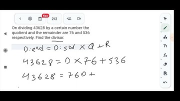 On dividing 43628 by a certain number the quotient and the reminder are 76 and 536 respectively find