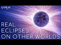 Stunning eclipses on celestial bodies in the solar system