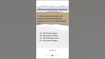 AWS QUIZ #aws #cloud #practitioner #cloudcommunity #googlecertified