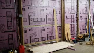 Workshop Insulating Exterior Walls Framing In The Pole Shed